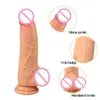 Seksspeeltje stimulator Echte penis siliconen kunstdildo vrouwelijke masturbatieproducten met valse anale plug