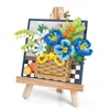 Scatola cieca Mini Building Block Fiore P Blocks Bouquet 3D Girasole Rosa Mattoni immortali Pittura per bambini e adulti 230630