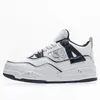 Zapatos para niños 4s Zapato de baloncesto para niños pequeños Black Cat Jumpman 4 muchachos giris Cool Grey criado Blanco Fuego Rojo Militar Deportes de motor iluminación niños Zapatillas de deporte juveniles