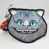 Cheshire Cat Large Brodered Patch Iron på stor storlek för full baksida av Jacket Rider Biker Patch 185L