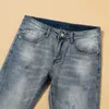 Men's Jeans 디자이너 Step into 스페셜 남성 청바지, 작은 발, 날씬한 핏의 면, 새로운 여름 국제 브랜드 Medusa NLZZ