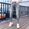 Designer de jeans pour hommes New European Broderie Stretch Slim Fit Hot Diamond Long Pants 7037 8ZAJ