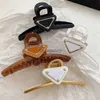 Luxe Femmes Designer Triangle Pince À Cheveux Pour Femmes Filles Marque Lettre Designer Griffe De Cheveux De Mode Griffe De Cheveux De Mode Épingle À Cheveux Barrette