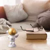 Decorative Objects Figurines Astronaut Sculpture Decor Small Crafted Miniatures Spaceman Model Ornament for Table Bedside Home Smooth and Wear resistant 230701