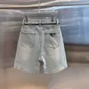 Damen-Jeans-Designer-Jeanshose mit hoher Taille, locker sitzender, lässiger 5-Zoll-Metallkettengürtel für Damen, 23 Sommer neuer Stil 6I2D