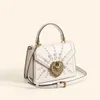 Shoulder Bag Fashion Shoulder Bag Mature Women's Mother Gift with Pearls and Gift Box 230426