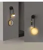 Лампы Led Modern Interior Lamp Headboards Round Ball Background Light Проход Гостиная Creative Nordic Decoration Wall LampHKD230701