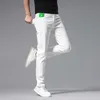 Men's Jeans designer 2023 Spring New Product Feet Slim Fit Cotton Fashion Brand European Old Foye Long Pants OUX8