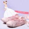 Sandali Bambini Bambini Punto Principiante Praticare Scarpe da ballo Suola morbida Balletto in raso per ragazze Slipper Dance Ballerina Shoe 230630