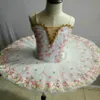 Balé Tutu profissional Lago dos Cisnes Vestido de Renda Flor Meninas Traje Infantil Bailarina Roupas de Performance de Palco Para Crianças Vestir 291k