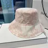 Nuovo berretto da pescatore per donna Elegante cappello a secchiello stampato per sport all'aria aperta