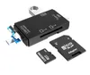 SD Card Reader USB C Card Reader 6 In 1 USB 2.0 TF/Mirco SD Smart Memory Card Type C OTG Flash Drive Cardreader Adapter