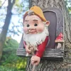 Garden Decorations Creative Dwarf Night Light Outdoor Ornaments Elf Hanging Cute Sculpture Crafts Solar Small 230701