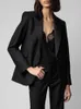 Damskie garnitury Blazer Single Blazer Blazer w kształcie serca Prosty biuro z długim rękawem Dame Dopase 2023 Spring Suit Płaszcz 230630