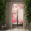 Jars Cherry Blossom Tenda per porta Stampata giapponese Divisorio Cucina Porta Tende decorative Ingresso Noren Mezza tenda sospesa