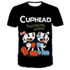 Clothing Sets 3D Printed Cuphead Mugman Men T Shirt Kids Girls Boys Cartoon Anime Short Sleeves Women Teens Casual TShirt Tops 230630