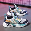 Sneakers 2023 New Kids Meisjes Schoenen Quick Veter Loopschoenen Voor Kinderen Jongen Zachte Comfortabele Sportschoenen voor Kids Designer schoenen MeisjeHKD230701