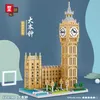 Bloklar Dünyaca Ünlü Mimari Bina Kule Mikro elmas blok Hediyeler için Büyük Klasik Oyuncaklar R230701