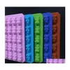 Baking Pastry Tools Fashion 50 Cavity Sile Gummy Bear Chocolate Mold Candy Maker Ice Tray Jelly Mods Childrens C Dhxsu