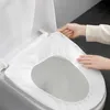 New 5/10pcs Disposable Toilet Seat Cover WC Toilet Mat Biodegradable Travel Camping Hotel Toilet Paper Pad Bathroom Accessories