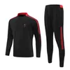 Orlando Pirates vrijetijdstrainingspak voor volwassenen outdoor Trainingsjack kit trainingspakken Kinderen Hardlopen Sets met halve rits en lange mouwen