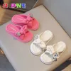 Sneakers summer baby girls slipper kids cute slippers kids Fashion Princess Shoes outdoor play shoesHKD230701
