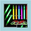 Party Decoration Glow Sticks Bk inklusive 27 6 Långt 0 extra tjock industriell Glödstickor Emergen Gelatocakeshop Drop Delivery H Dhoxj