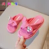 Sneakers summer baby girls slipper kids cute slippers kids Fashion Princess Shoes outdoor play shoesHKD230701