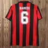 90 91 Camisas retrô CAMISAS DE FUTEBOL 95 96 97 Gullit 01 02 03 12 14 15 Maldini Van Basten futebol KAKA Inzaghi 06 07 PIRLO SHEVCHENKO BAGGIO Ac MIlans JERSEY