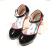 Sneakers White Children Girls Leather Shoes 3cm Princess High Heel Shoes For Kids Girls Performance Dress Student Show Dance Sandals 2023HKD230701