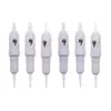 Aiguilles De Tatouage 30/50 / 100pcs Cartouches De Tatouage Gris À Vis Stérilisées De 8mm Aiguilles De Tatouage Pour Lèvres Sourcils Eyeliner Maquillage Permanent Microblading 230630