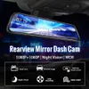 Dvr per auto per videoregistratore touch screen Visualizza Dash Cam Fotocamera anteriore e posteriore Mirror Dvr Black BoxHKD230701