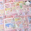 Adesivi Adesivi 50 Fogli Kawaii Orso Coniglio Ragazza Materiale Adesivo Libro Decorativo Scrapbooking Fai Da Te Etichetta Diario Cancelleria Album Diario Planner 230630