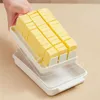 New Protable Solid Butter Cutting Storage Box kitchen accessories Refrigerator Fresh Keeping Box Breakfast Cheese Fresh-keeping Box