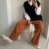 Men's Pants Summer Plaid Men S 3XL Casual Straight Trousers for Male Female Harajuku Hip hop 230630