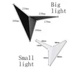 Forme de triangle minimaliste moderne LED style nordique Appliques murales d'intérieur Salon Lumière 3W 5W AC85-265V Simple LightingHKD230701