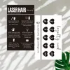 Eyelashes Carddsgn Customized Lash Aftercare Card Eyelash Erweiterungsanweisungskarte Wimpernpflege kostenloses Design 300GSM Papierkarte kostenloses Design