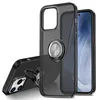 Ultra thin clear transparent 360 degree rotate ring stand soft tpu cover case for iphone 15 plus pro max 14