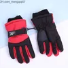 Gants de doigt pour enfants Gants de doigt pour enfants Coupe-vent chaud Gants d'équitation de ski Hiver Équitation en plein air Enfants Patinage sur neige Snowboard Z230701