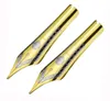Penne 2 pezzi / 3 pezzi Yongsheng 699 pennini per pennini di ricambio pennini originali ef / f / m dimensioni per 699, colore dorato / sier