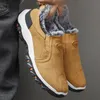 Boots Men Winter Ankle Boots with Warm Fur Shoes for Men 2022 Male Winter Comfortable Flat Footwear Men Sneakers Mocassins Tenis Boots