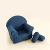 Keepsakes Fashion Vintage Baby Souvenirs Solid Color borns Po Props Chair Window Sofa Infant Pography Furniture 230701