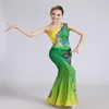 Stage Wear Specials Dai Dance Costumes Peacock Clothing Skirts Fishtail Skirt289T