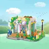 Blocks Building Block Home Store Creative House Building House Micro Urban Building Garden Villa Street View Детская развивающая игрушка R230701