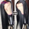 Synthetic Wigs Princess 13x413x6 HD Transparent Lace Front Human Hair PrePlucked 4x4 Closure Wig Brazilian Straight Frontal 230630