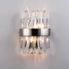 Lampen Modern Gold Crystal Wandlampen Nachtkastje Voor Slaapkamer Woonkamer Woondecoratie LED Blaker Badkamer Indoor ArmaturenHKD230701