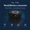 YT300 Mini Projector Wired Wireless Same Screen Mobile Phone Home Theater Portable Rich Interface Low Noise Internal Speaker Epacket Free