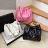 Designer Channel Bag Sac À Main Plage Bandoulière Le Fourre-tout Sacs À Bandoulière Marques De Mode Homme Femme Blanc Rose En Cuir Messenger Maquillage Seau À Eau Garbage CC Sac