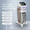 2023 Multifunzione 9 in 1 Hydro Hydra Oxygen Beauty Equipment Attrezzatura per salone di bellezza per la cura della pelle del viso