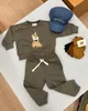 Комплекты одежды Комплект детской одежды 2023 Осень Зима Ks Brand Children s Cartoon Sweatsirts and Sweat Pant Suit Baby Boys Girls 230630